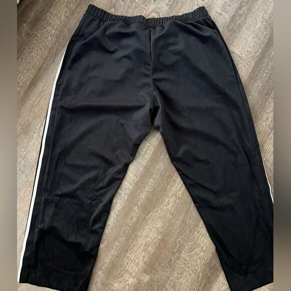 Adidas Plus Y2K Glam Velour Wide-Leg Track Pants- Size 3X - Picture 5 of 11